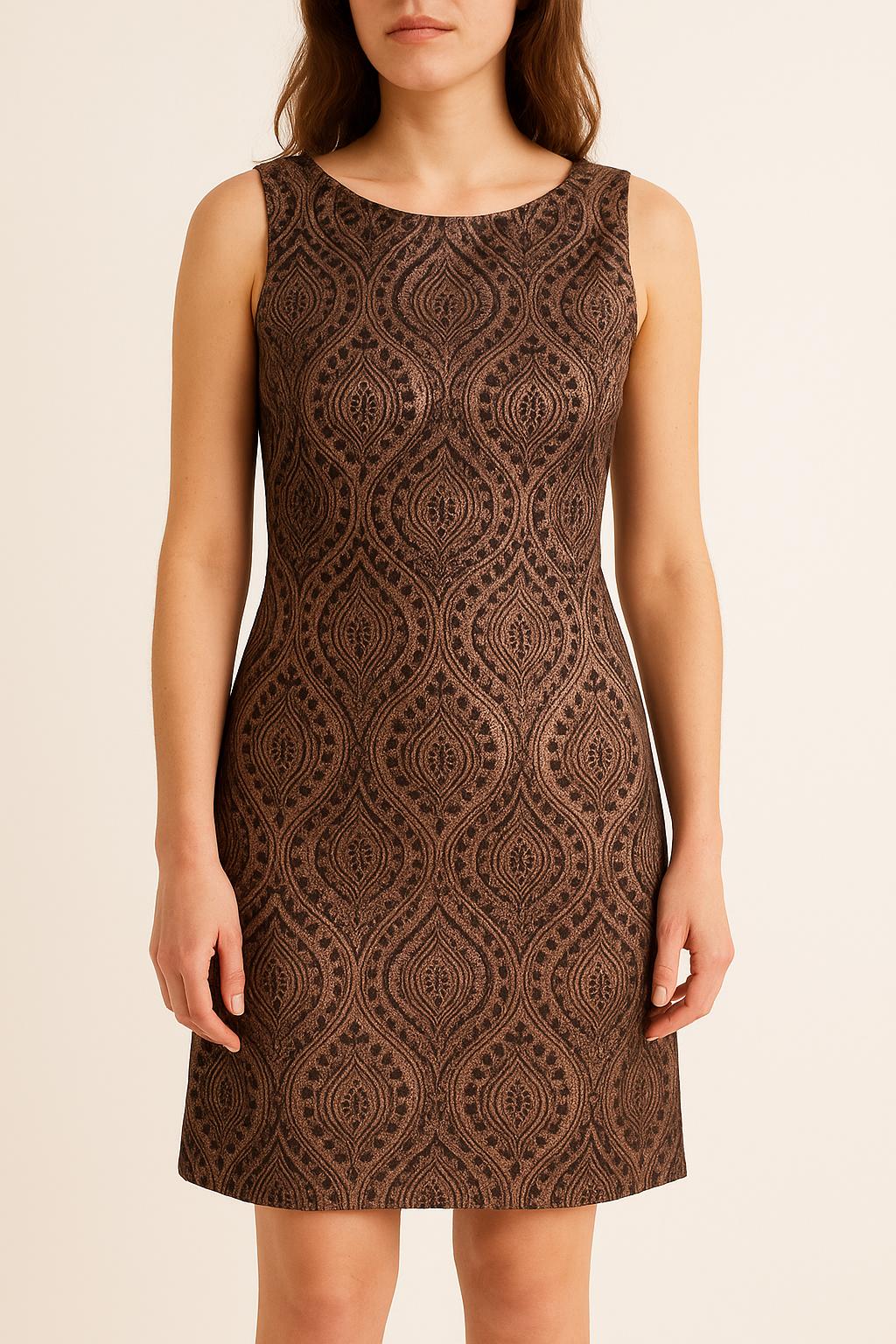 Robe Évasée Rose et Noir - Taille S/36