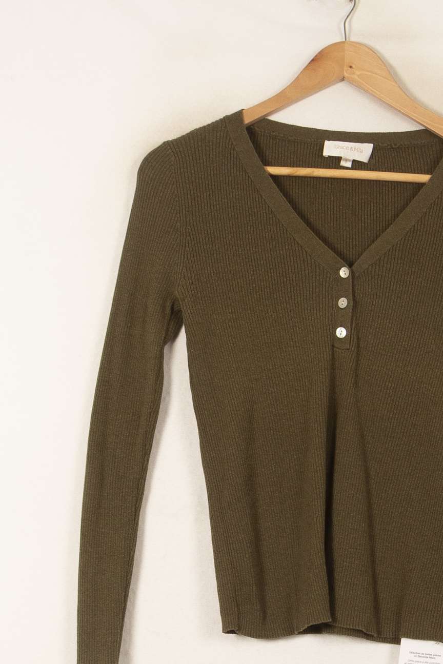 Pull Vert - Taille S/36