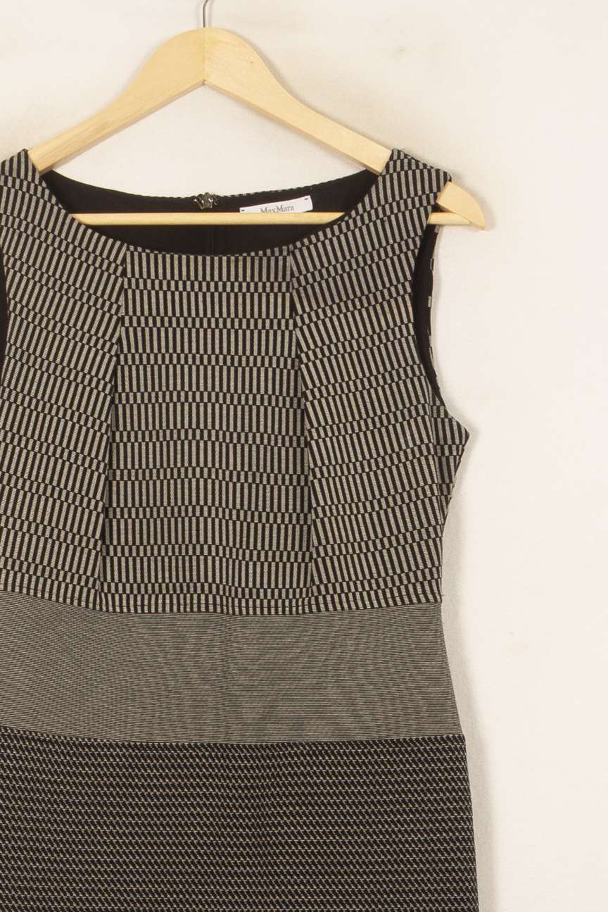 Robe Sans Manches Grise et Noire - Taille S/36