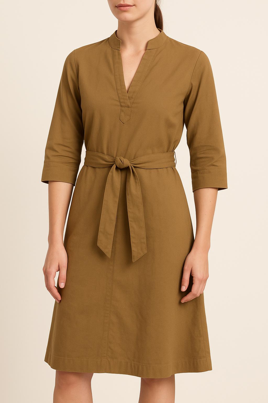 Robe Midi Marron - Taille XS/34