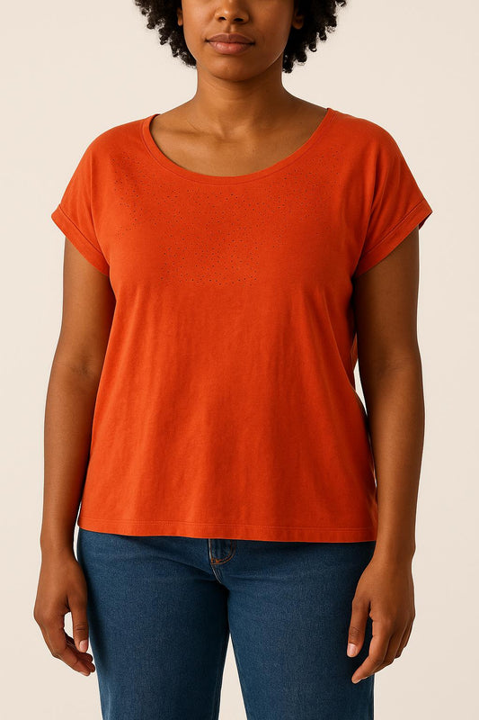Blouse Orange - Taille L/40