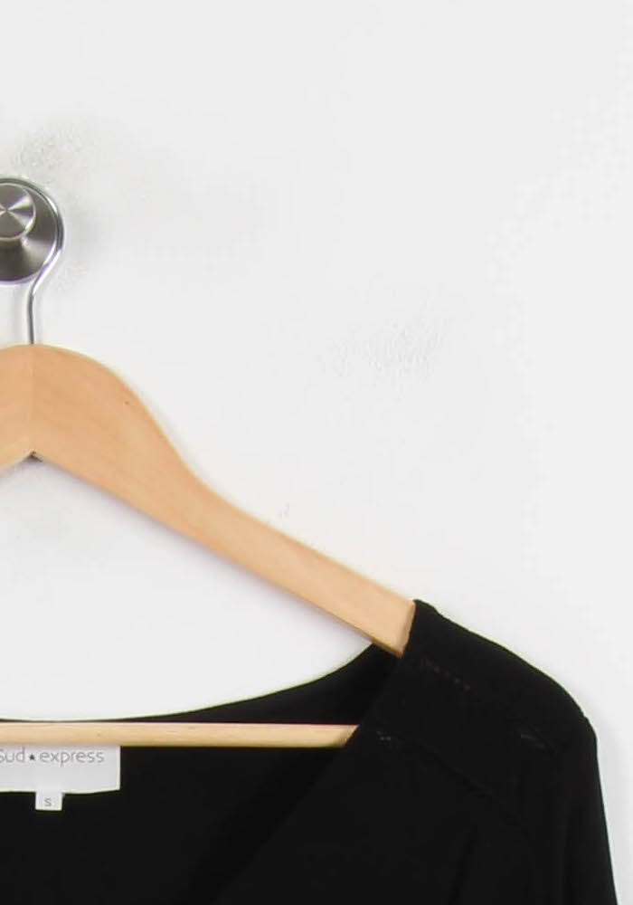 Blouse Noire - Taille S/36