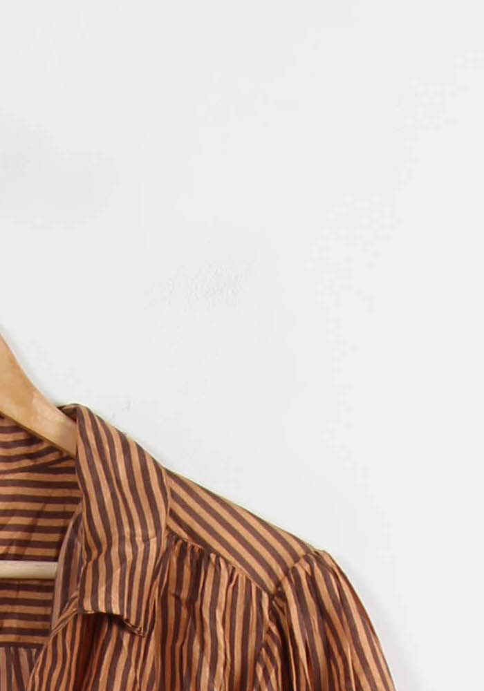 Chemisier Marron et Noir - Taille M/38