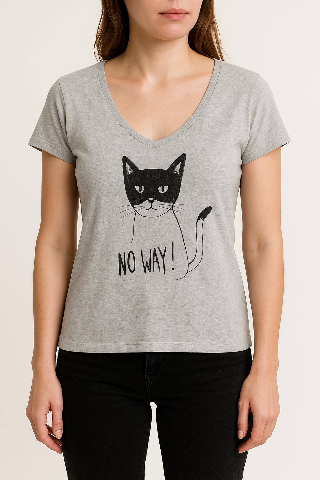 Tee-shirt Gris - Taille M/38