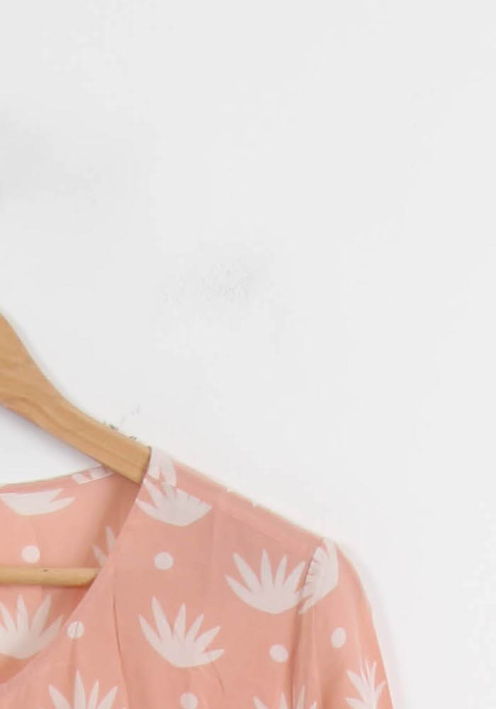 Blouse Rose et Blanche - Taille XL/42