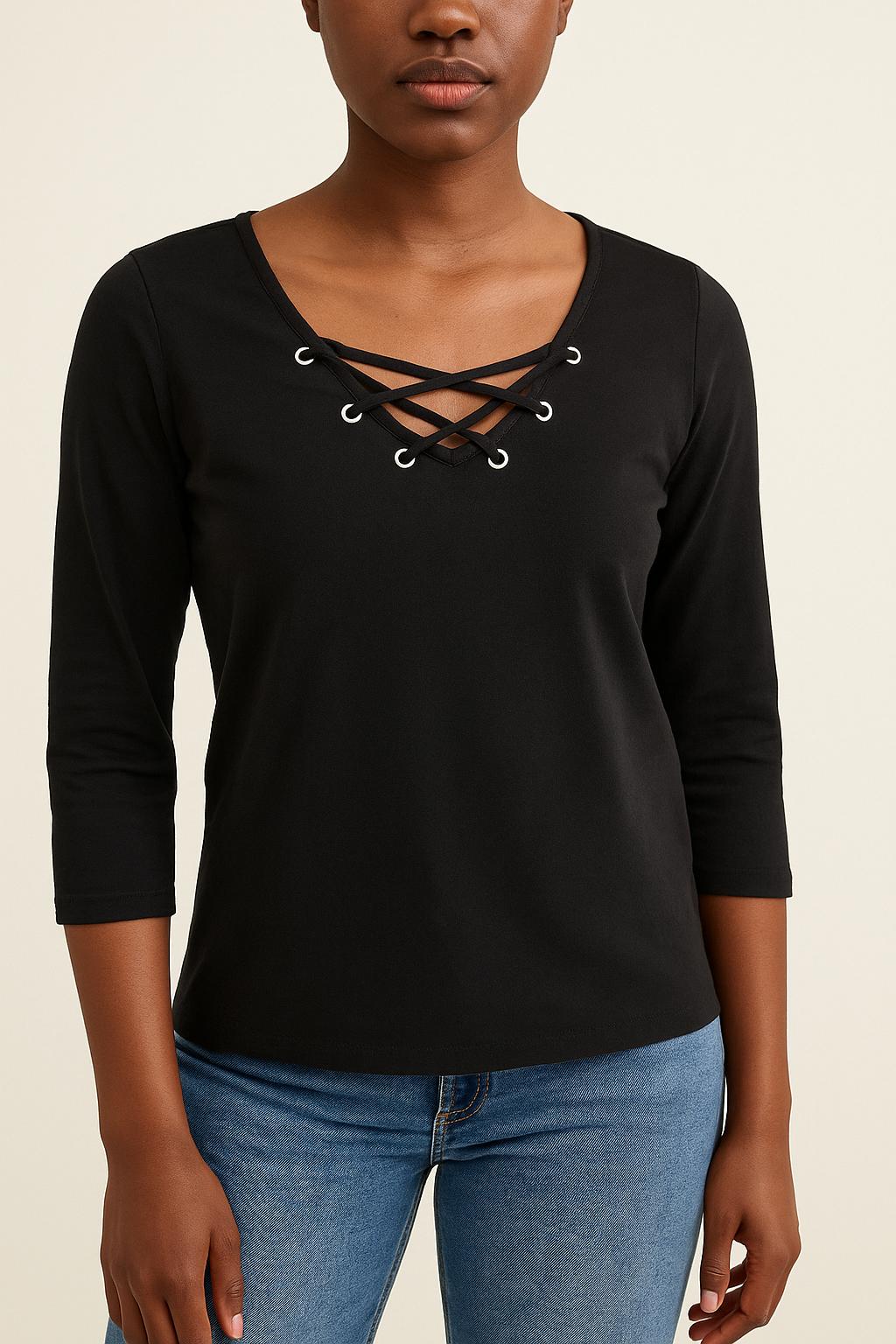 Tee-shirt Noir - Taille M/38