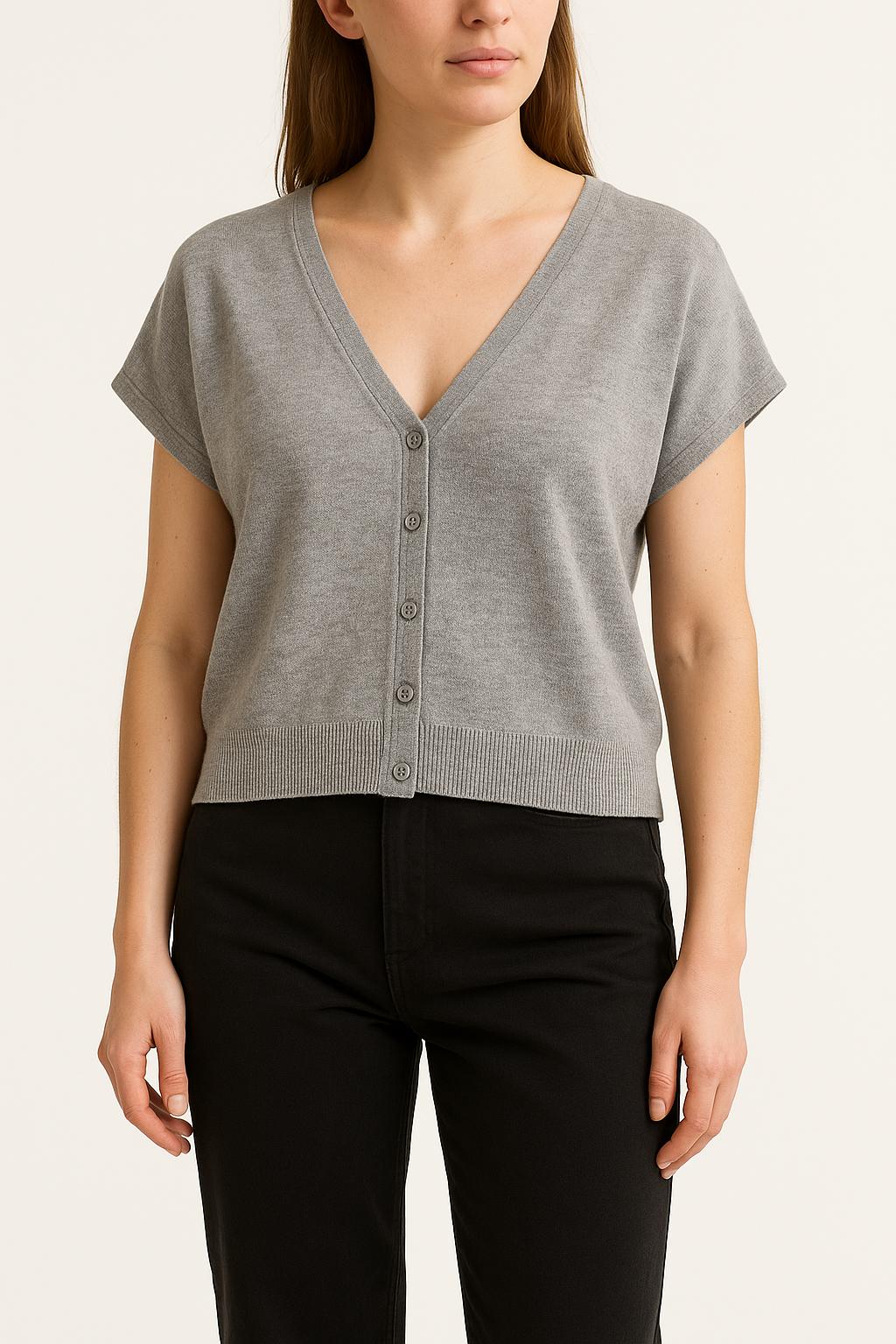 Cardigan Gris - Taille XS/34