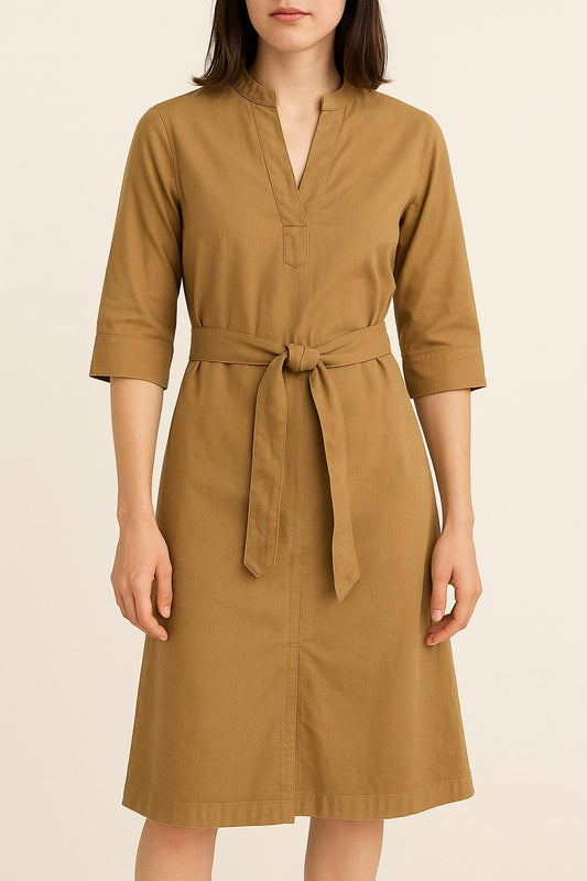 Robe Midi Marron - Taille XS/34