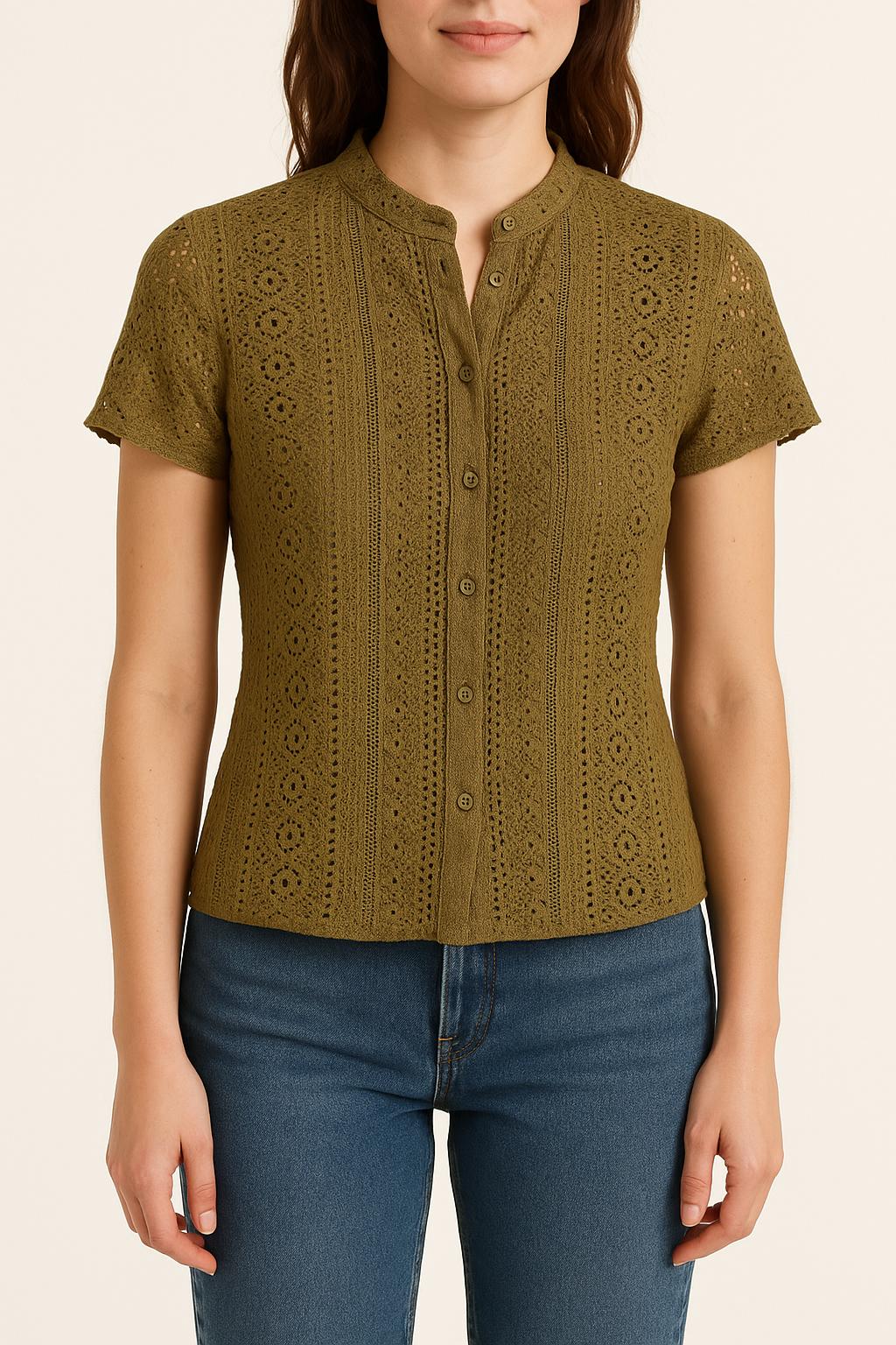 Chemisier Vert - Taille S/36