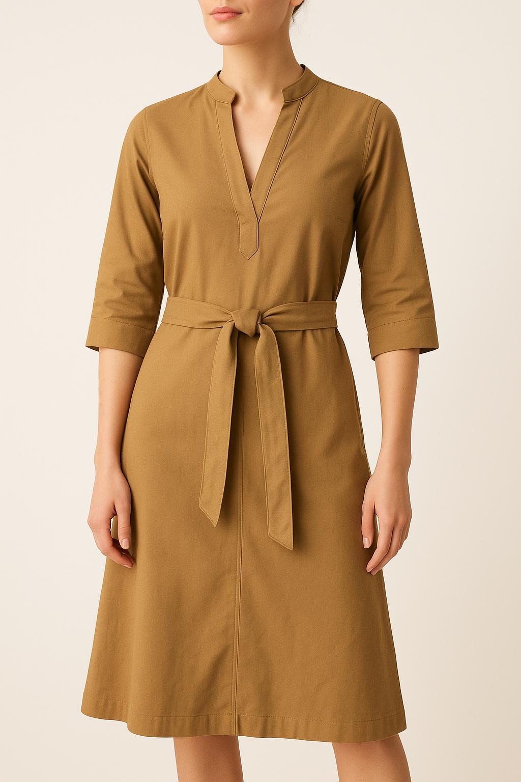 Robe Midi Marron - Taille XS/34