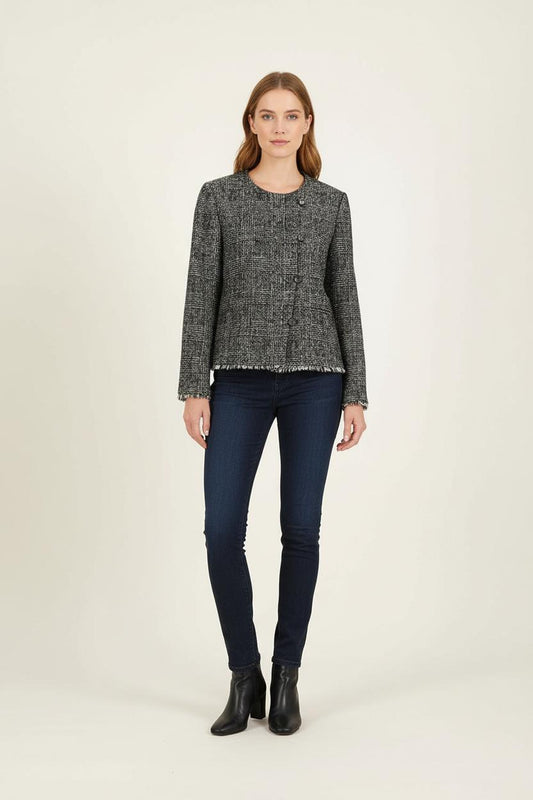 Veste Noire et Blanche - Taille L/40