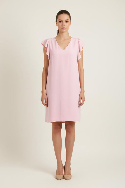Robe Volantée Rose - Taille XXL/44