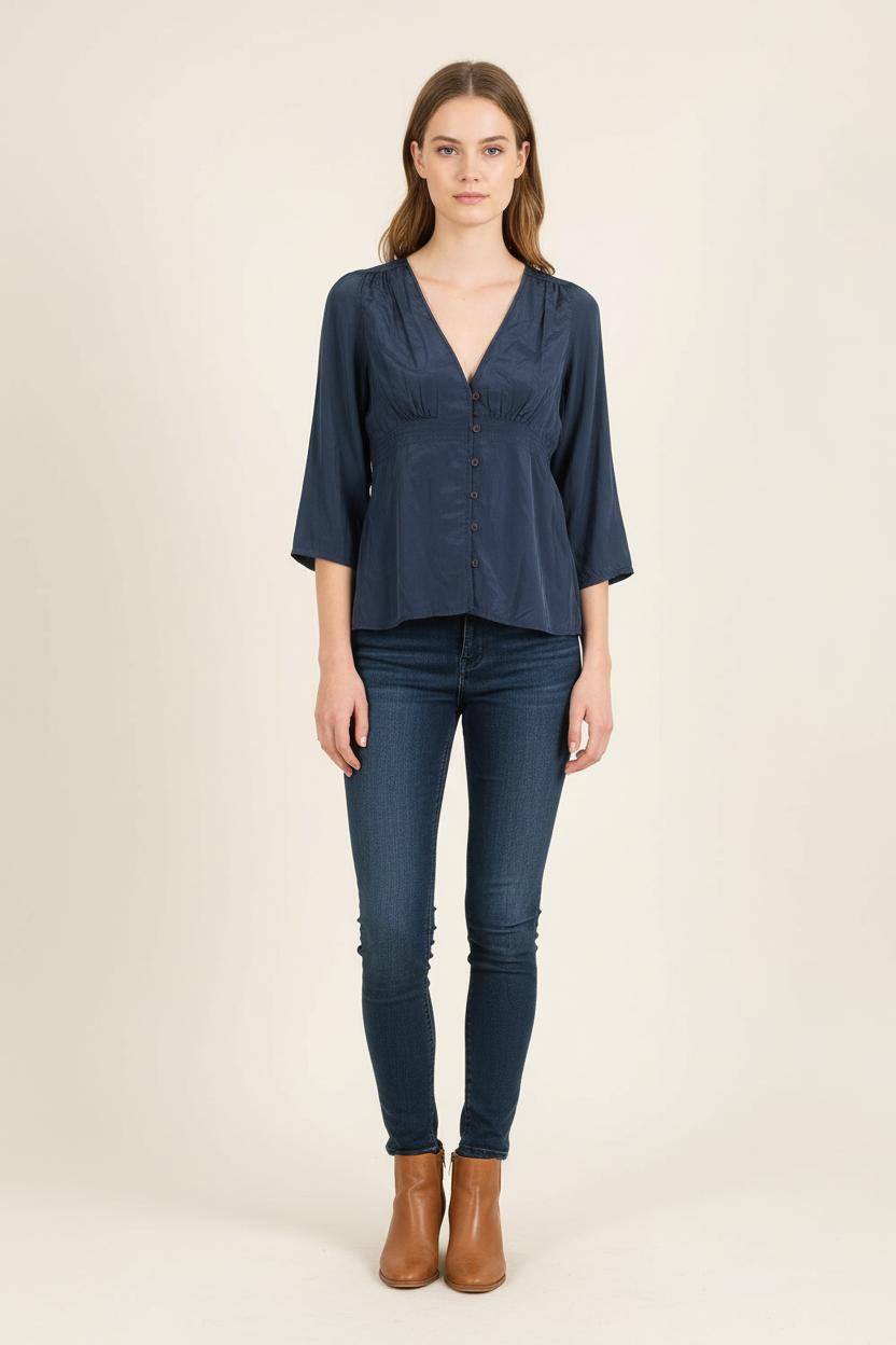 Blouse Bleue - Taille M/38