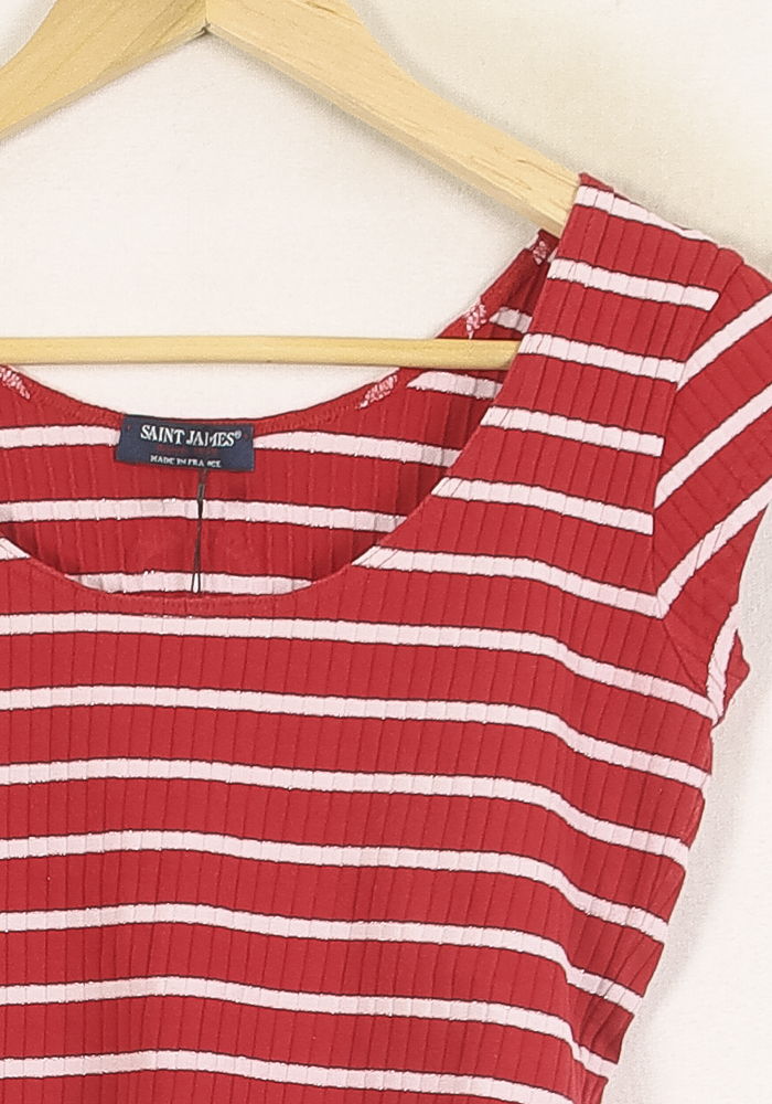 T-shirt Rouge et Blanc - Taille L/40