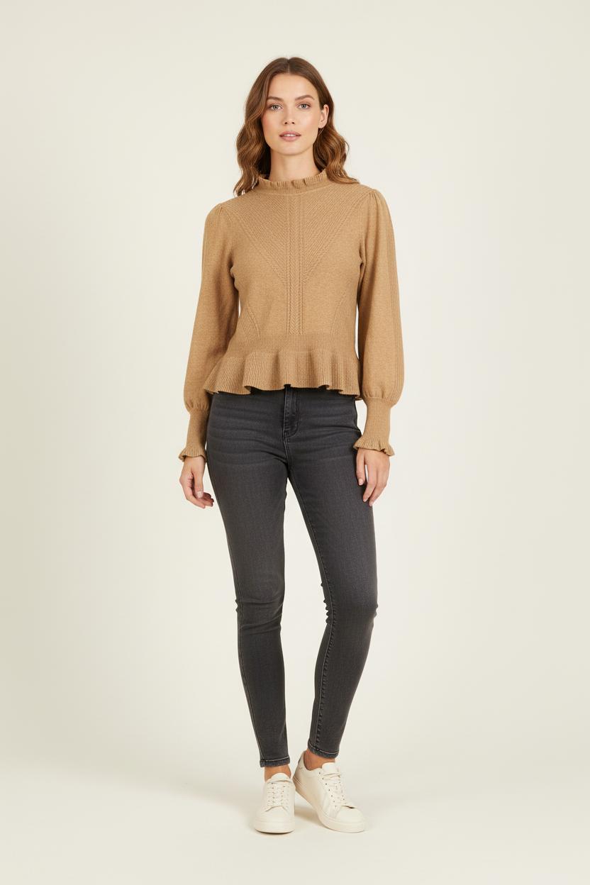 Pull Marron - Taille S/36