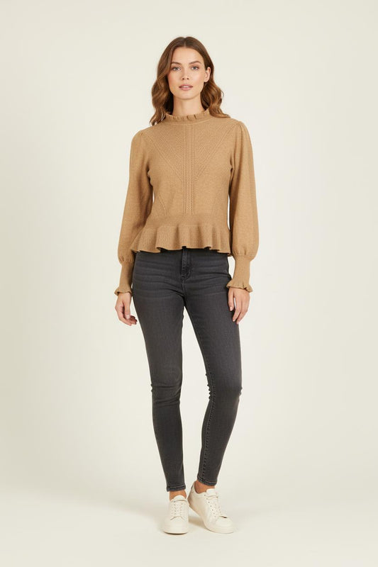 Pull Marron - Taille S/36