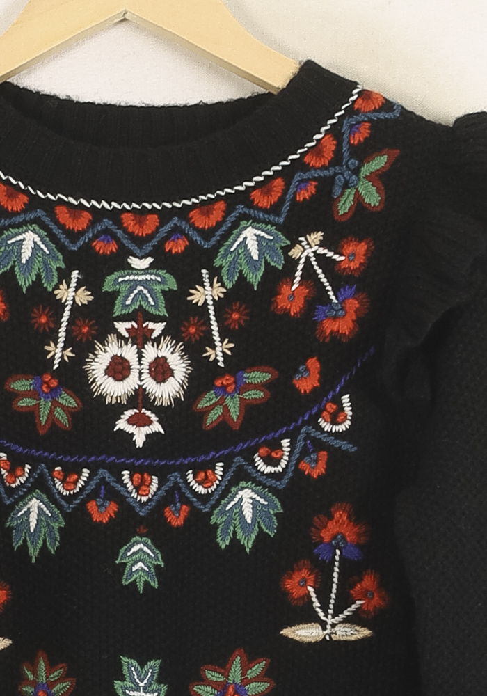 Pull Noir - Taille S/36