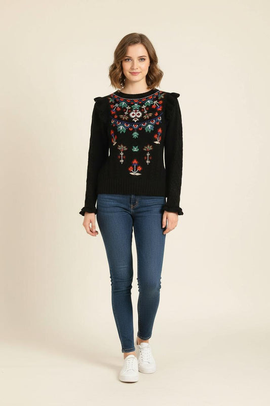 Pull Noir - Taille S/36