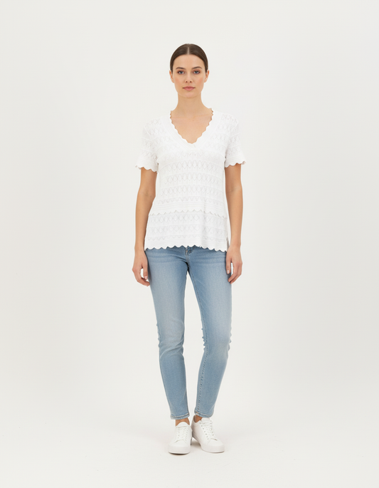 Top Blanc - Taille M/38