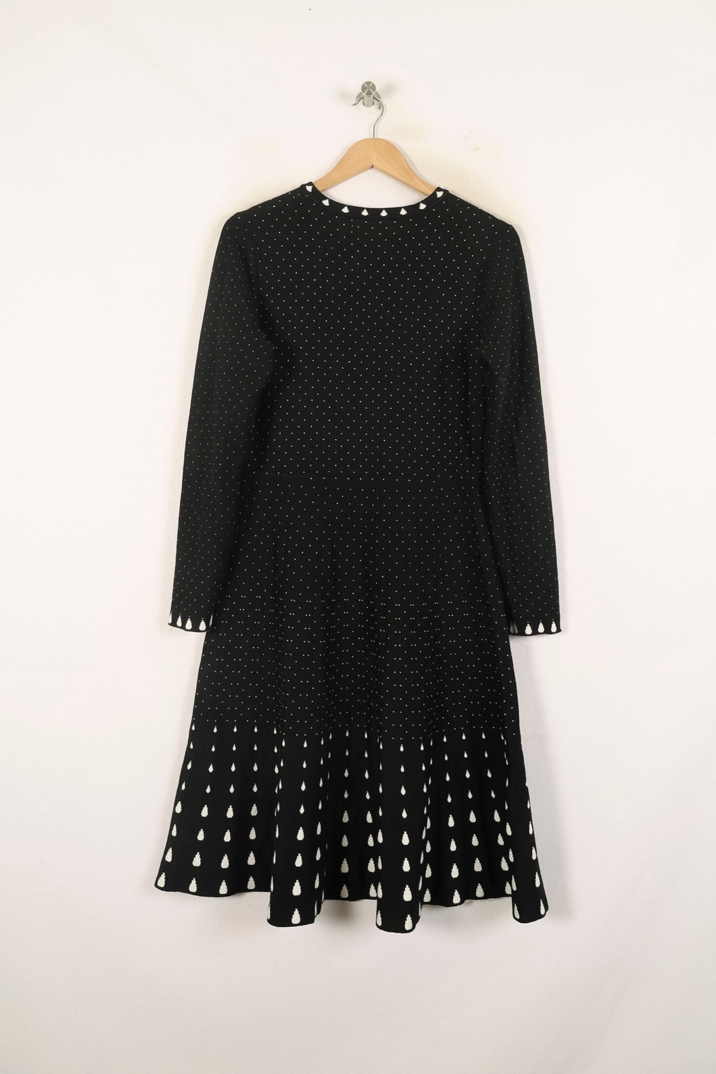 Robe Midi Noire et Blanche - Taille L/40