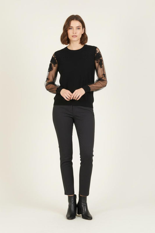 Pull Noir - Taille S/36