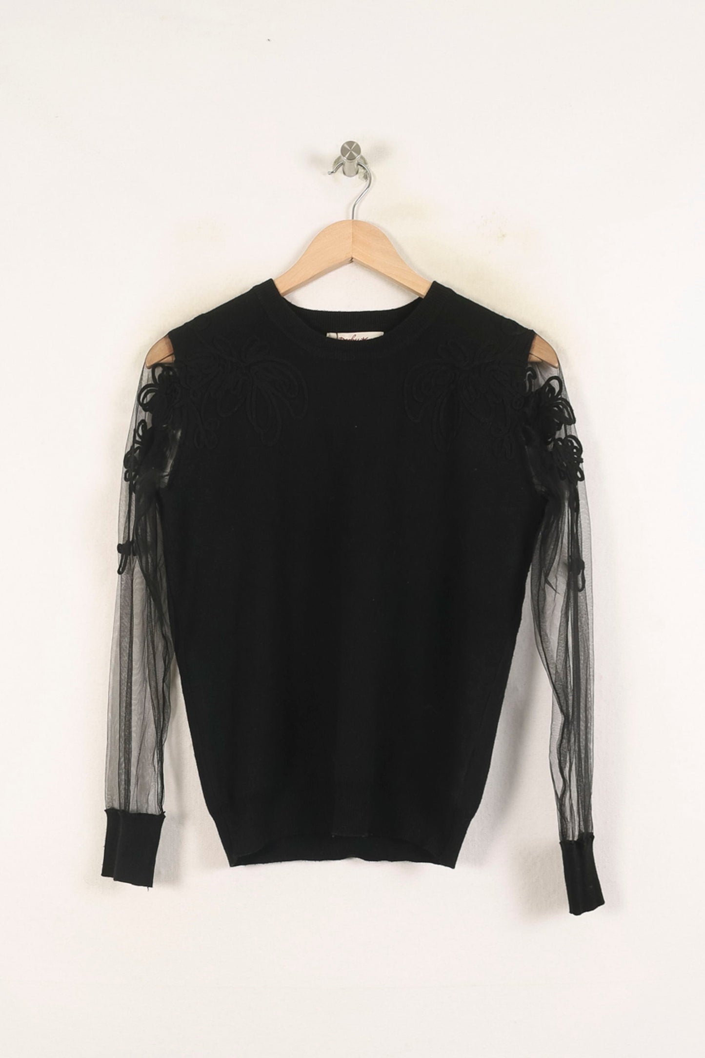 Pull Noir - Taille S/36
