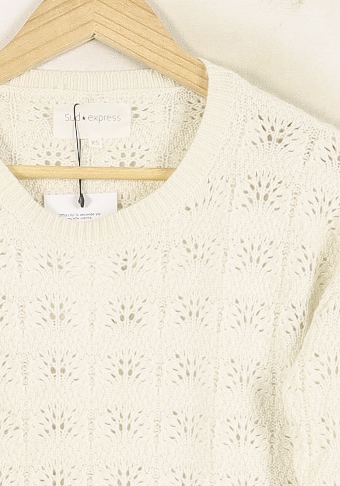 Pull Blanc - Taille XS/34