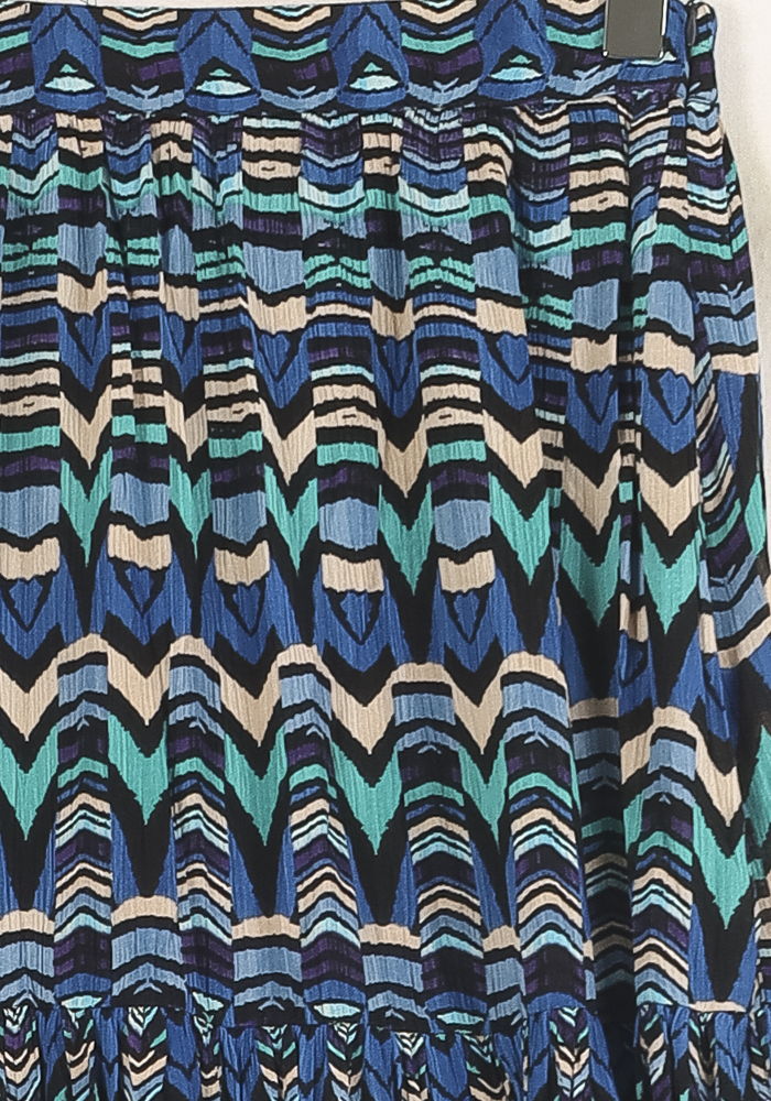 Jupe Longue Bleue et Verte - Taille M/38