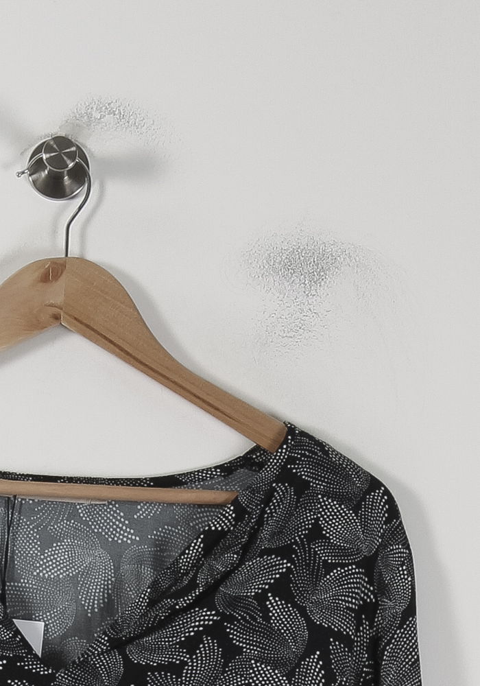 Blouse Grise et Noire - Taille XXL/44