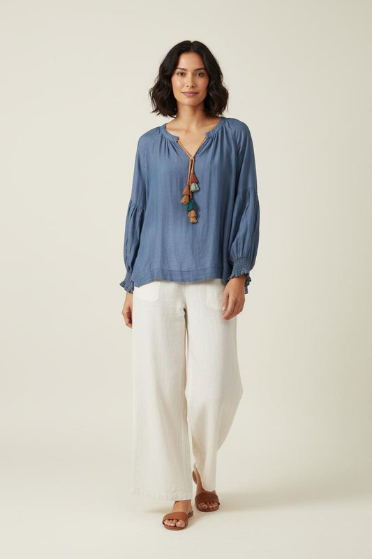 Blouse Bleue - Taille XL/42