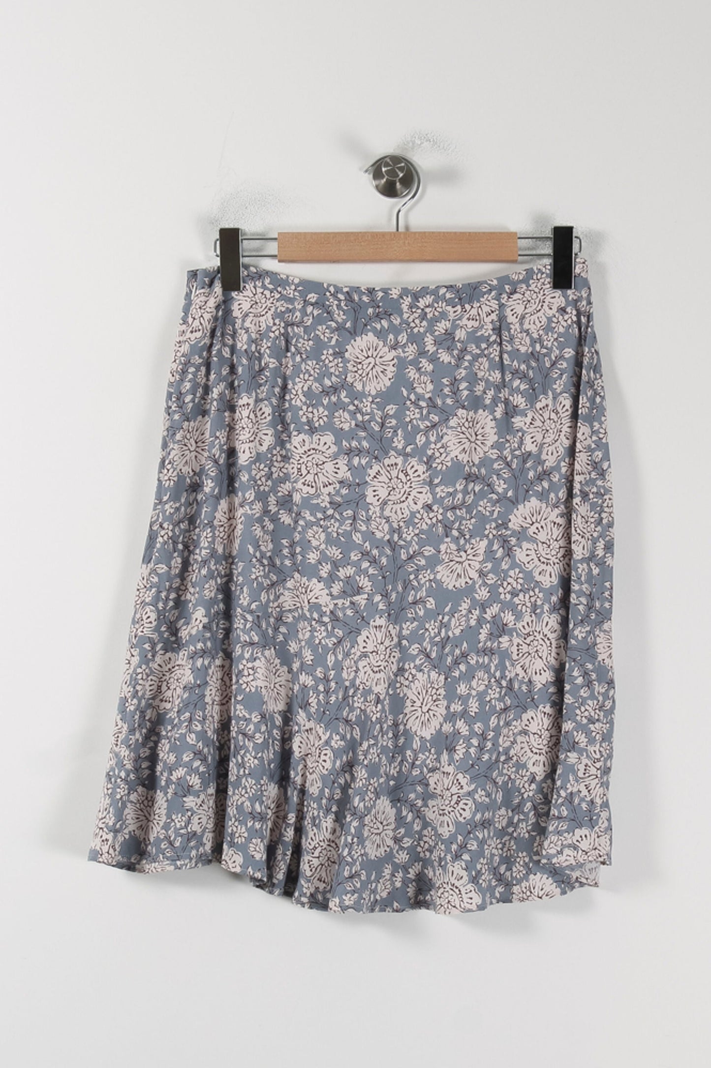 Jupe Midi Bleue et Blanche - Taille XL/42