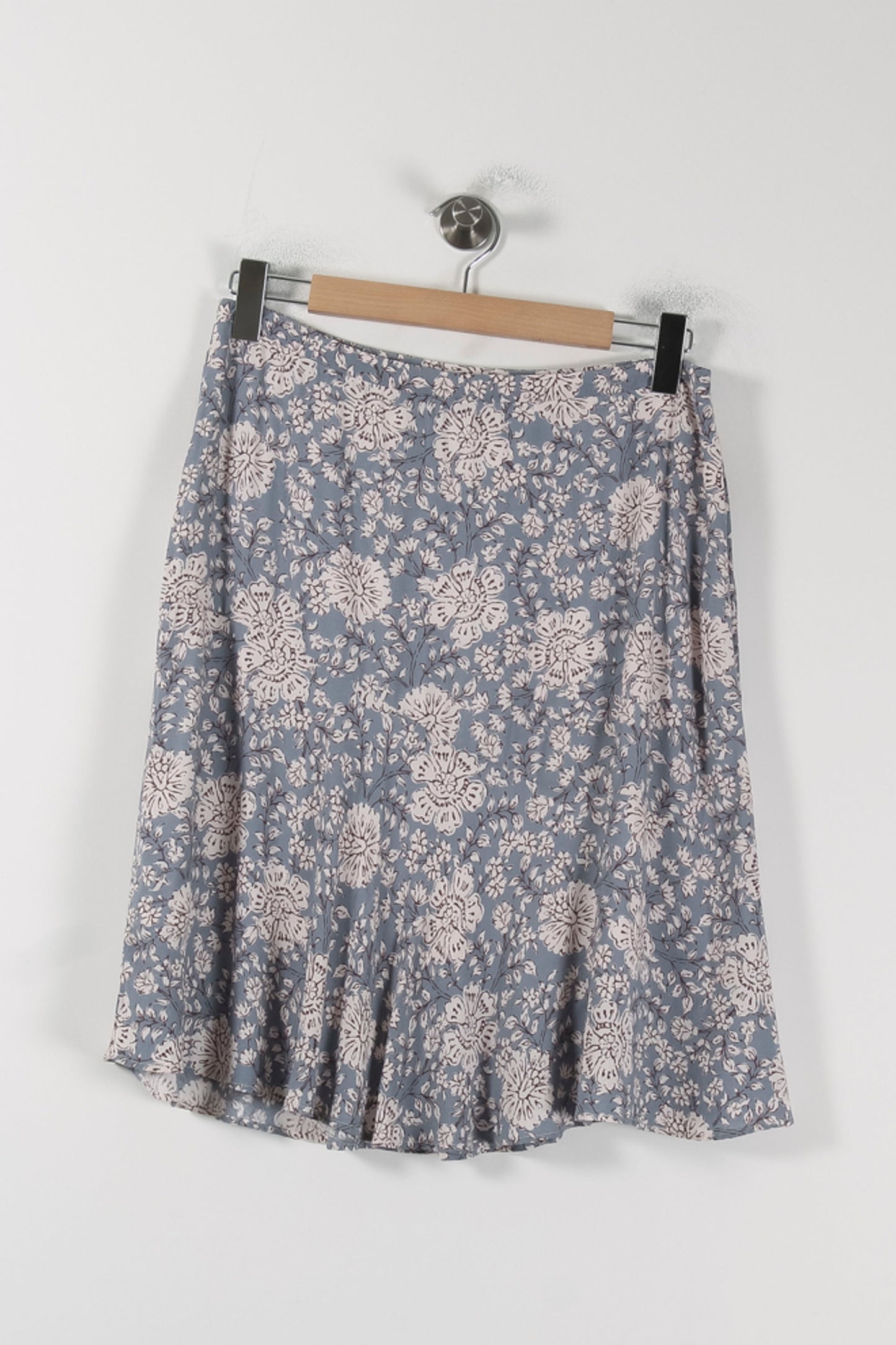 Jupe Midi Bleue et Blanche - Taille XL/42