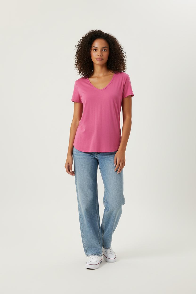 Tee-shirt Rose - Taille L/40
