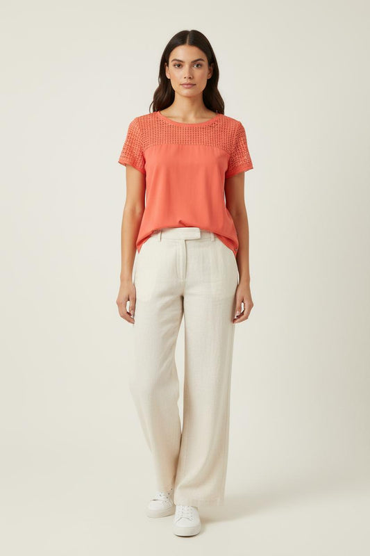 Blouse Orange - Taille XL/42