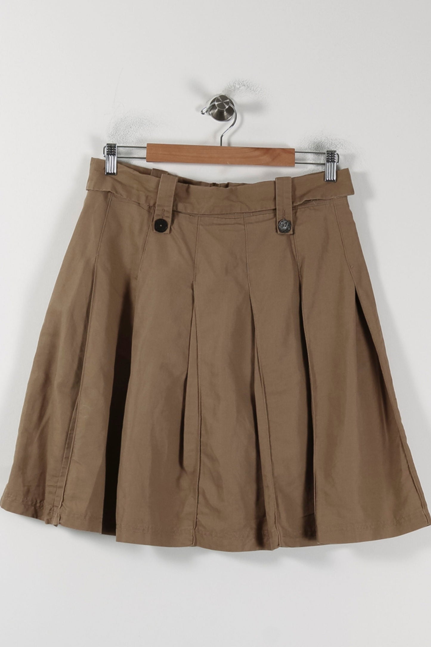 Jupe Plissée Beige - Taille L/40