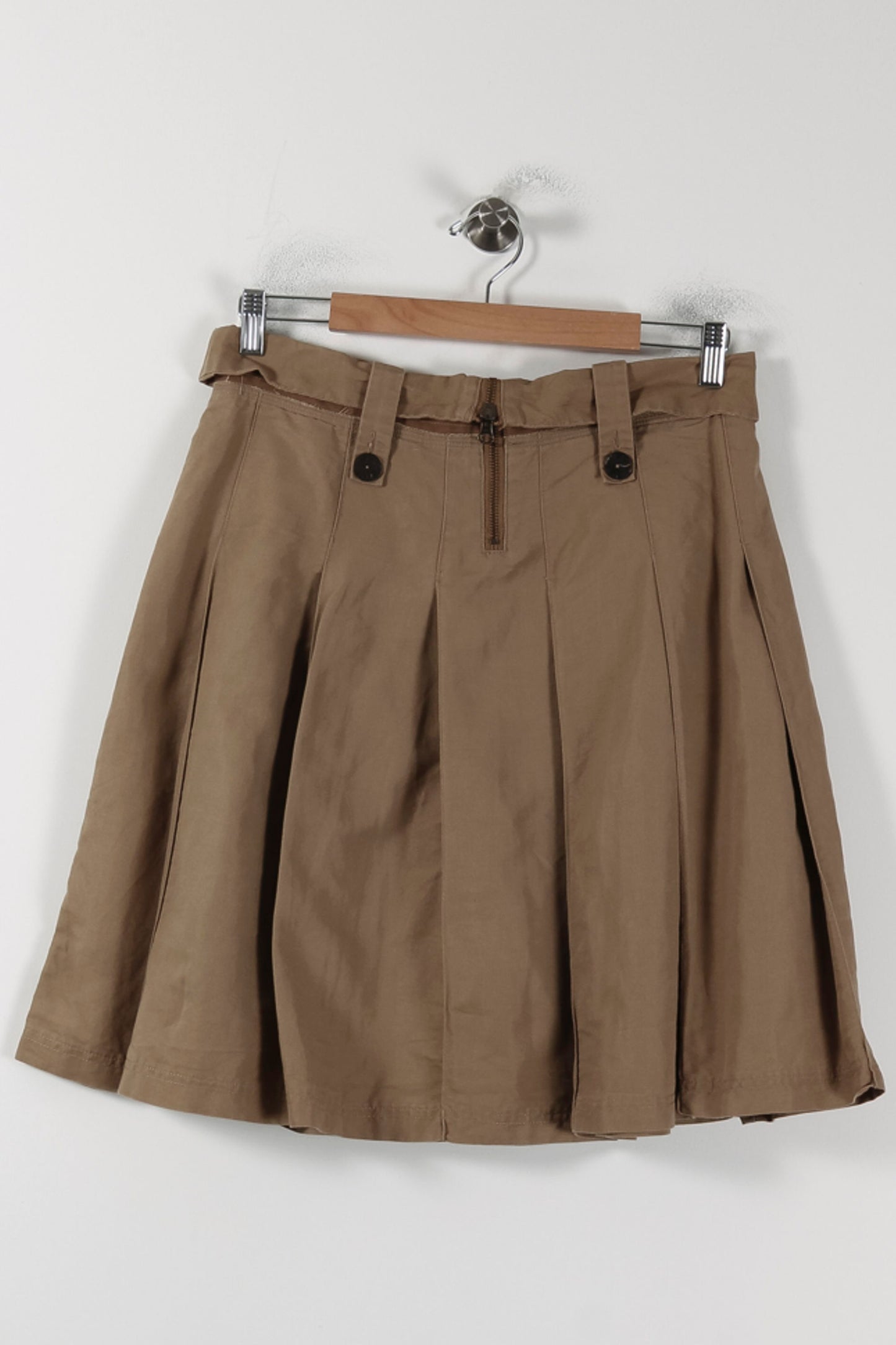 Jupe Plissée Beige - Taille L/40