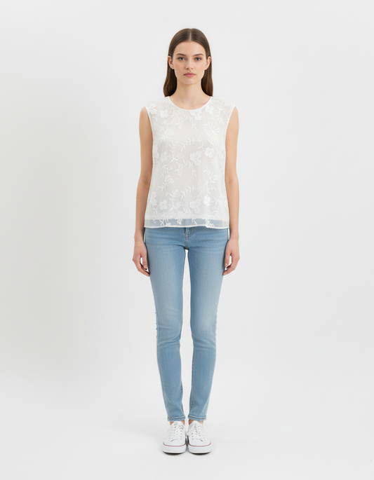 Débardeur Blanc - Taille M/38