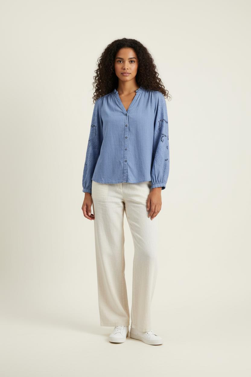 Blouse Bleue - Taille L/40