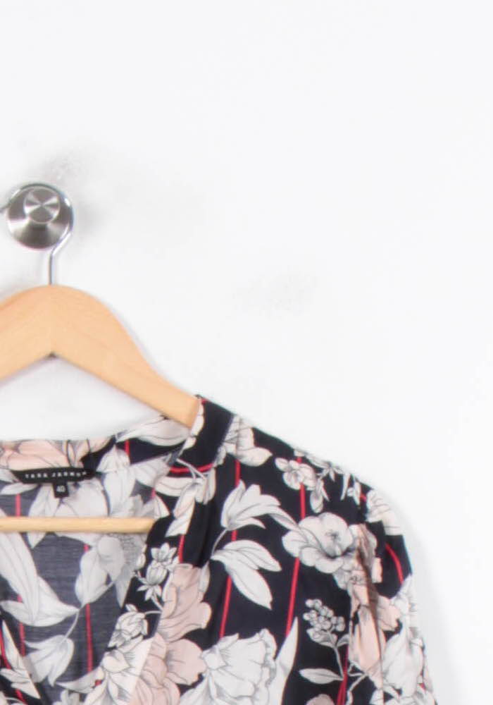 Blouse Noire et Blanche - Taille L/40