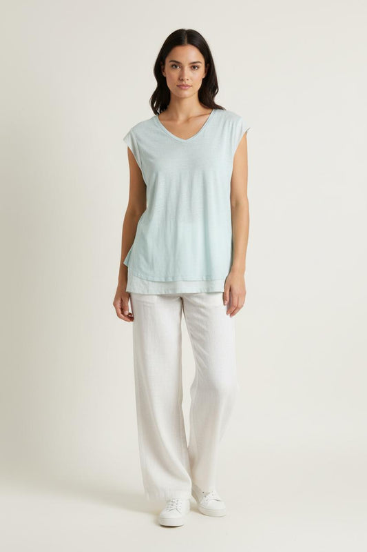 T-shirt Bleu - Taille L/40