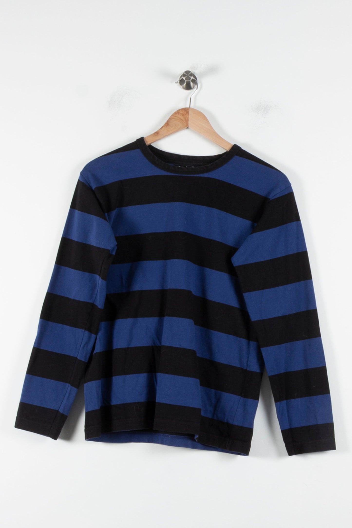 Tee-shirt Manches Longues Bleu et Noir - Taille M/38