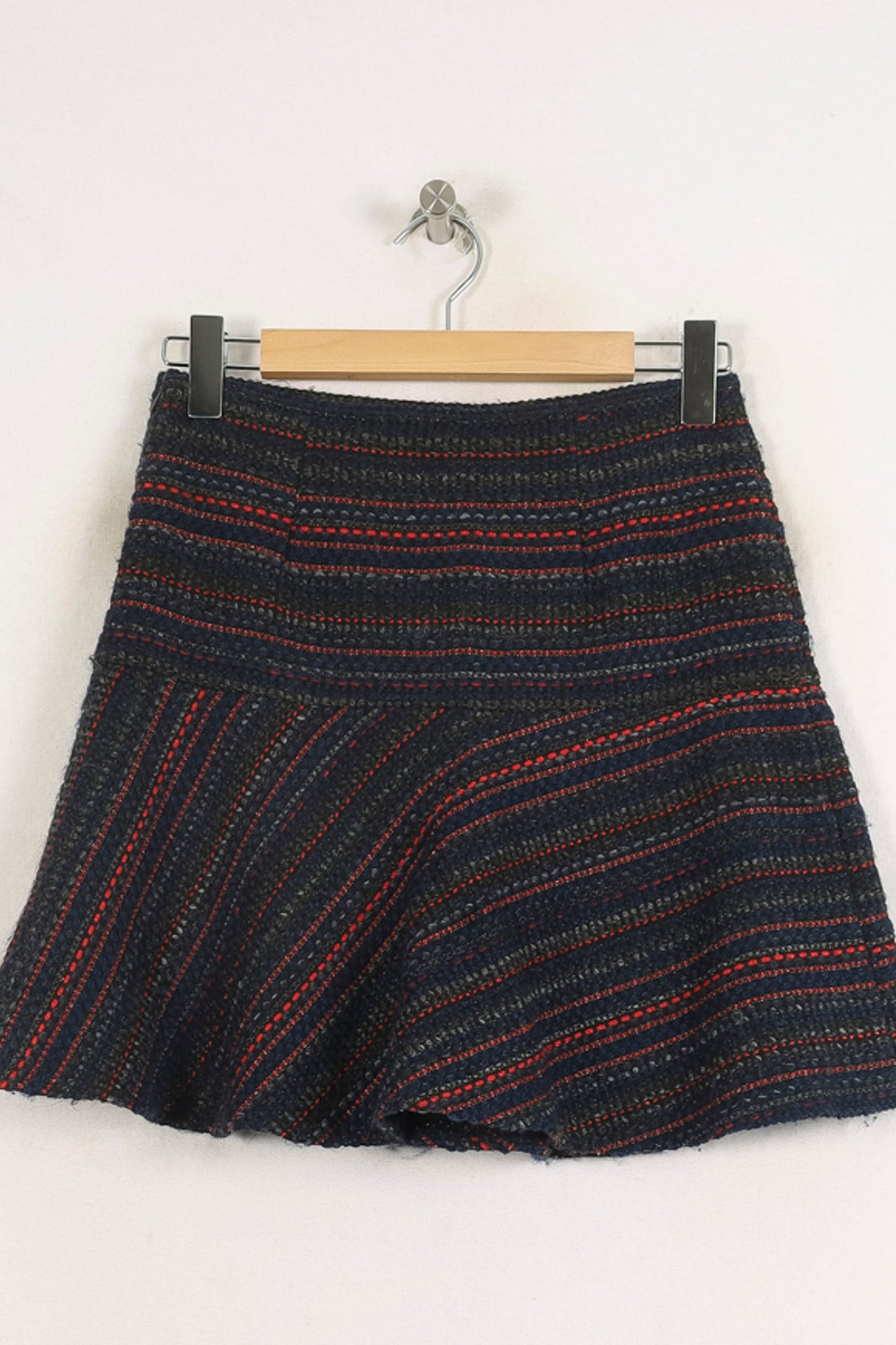 Jupe Évasée Bleu et Rouge - Taille M/38