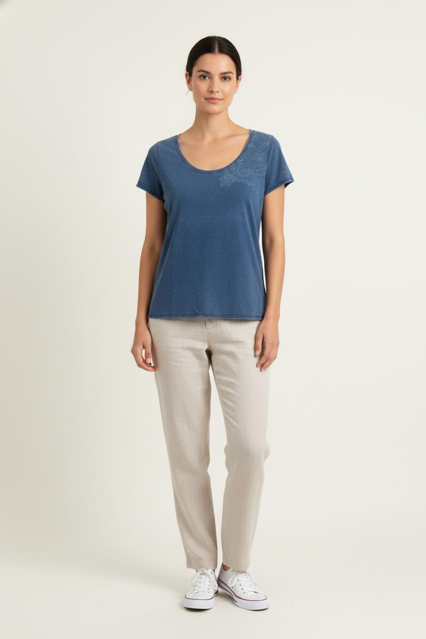 Tee-shirt Bleu - Taille L/40