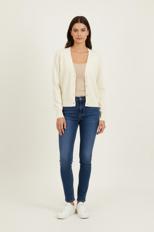 Cardigan Beige - Taille S/36