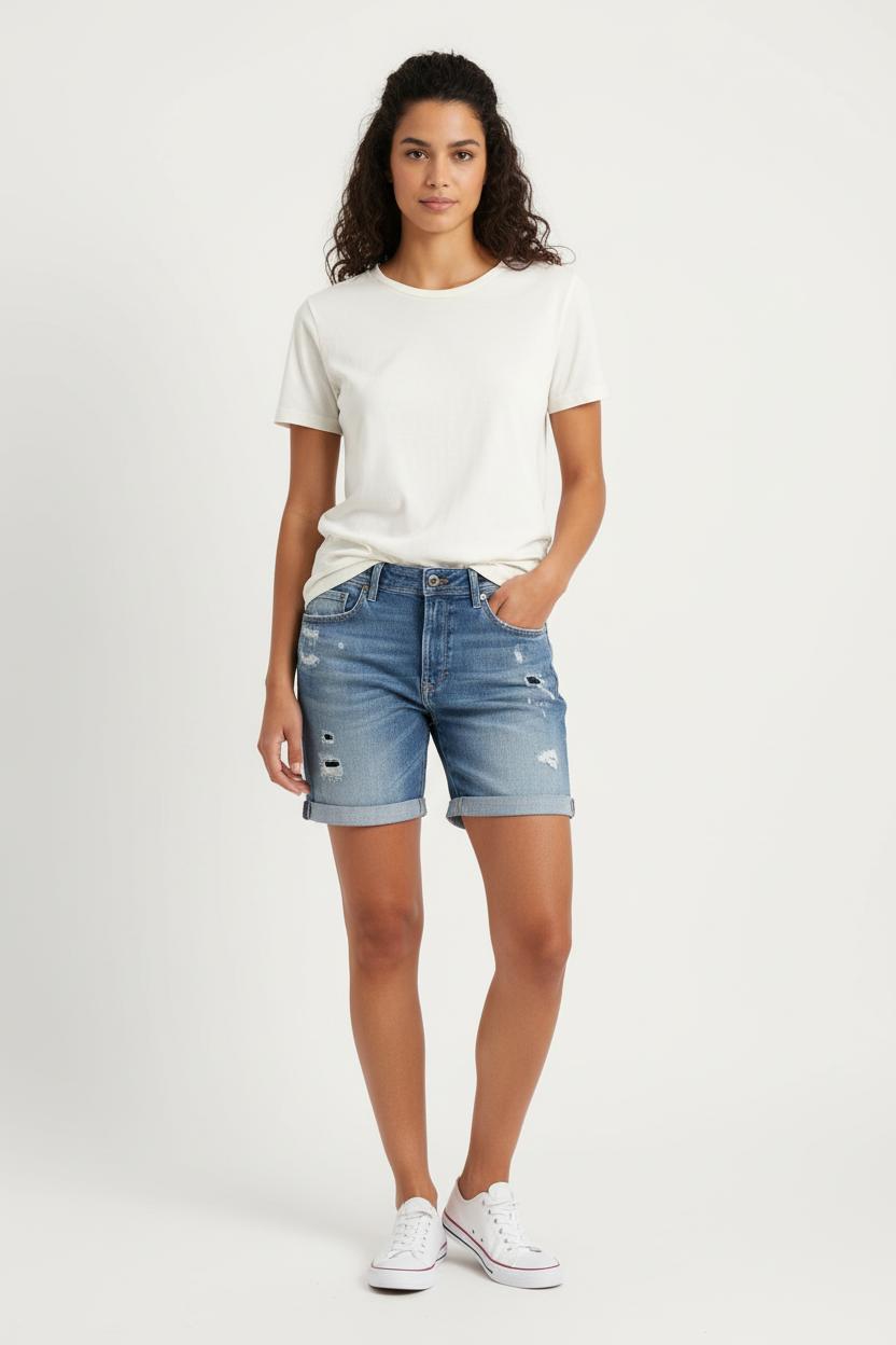 Bermuda Bleu - Taille XS/34