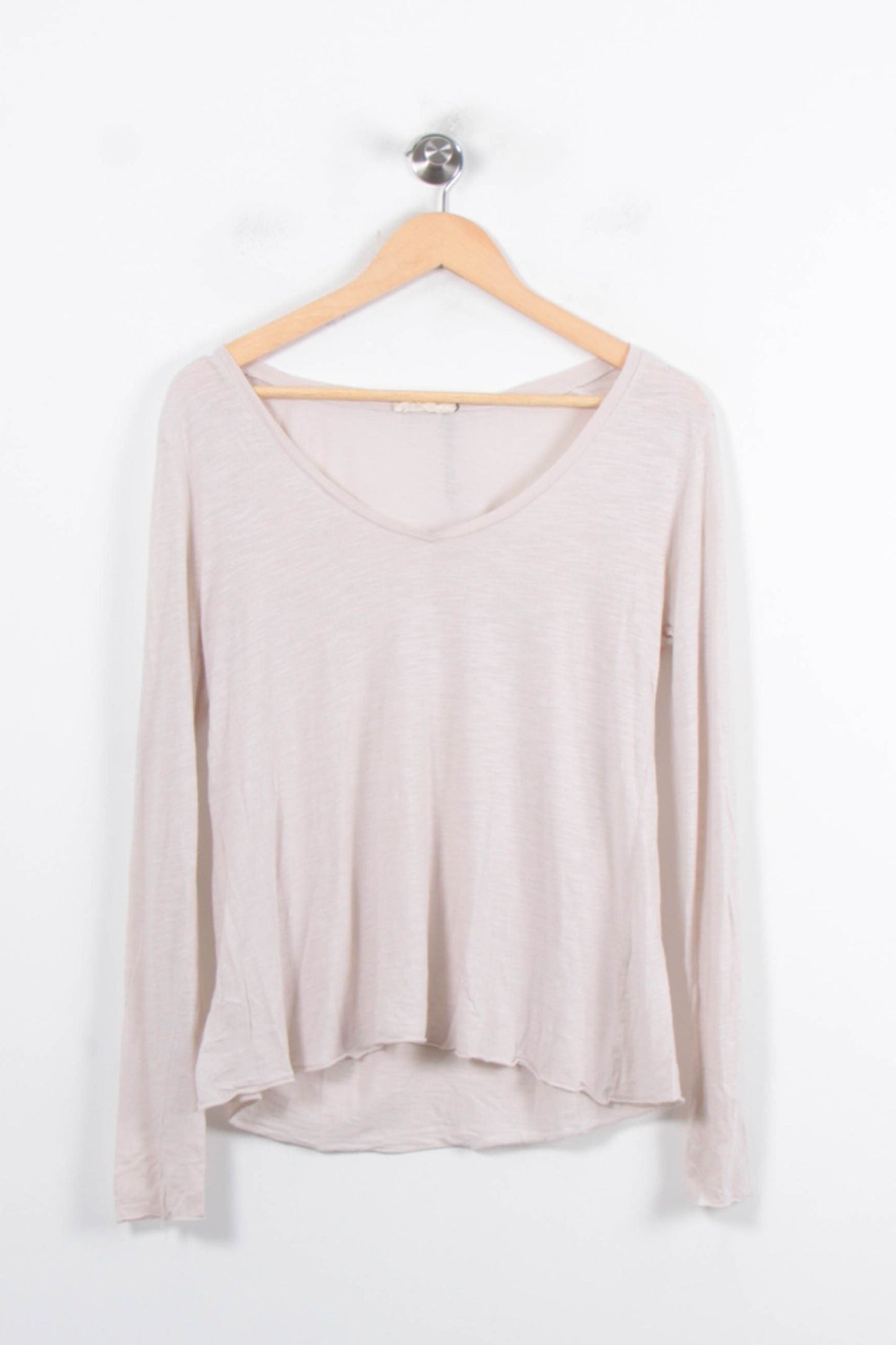 Tee-shirt Manches Longues Gris - Taille S/36