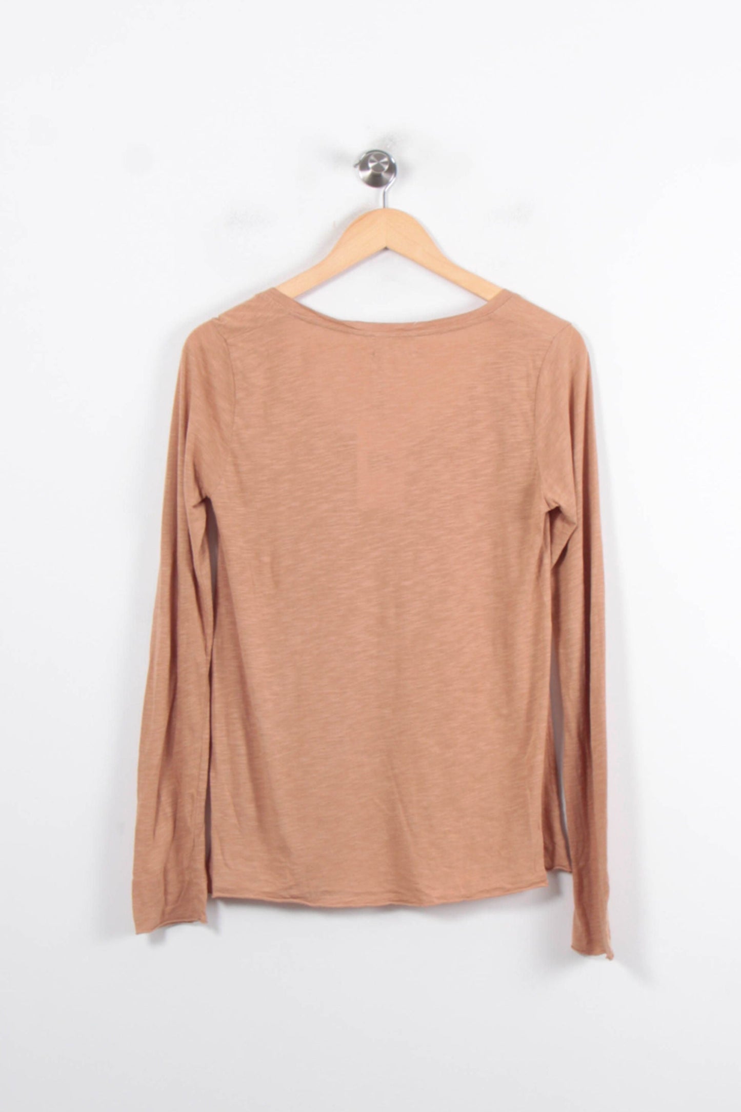 Tee-shirt Manches Longues Beige - Taille S/36