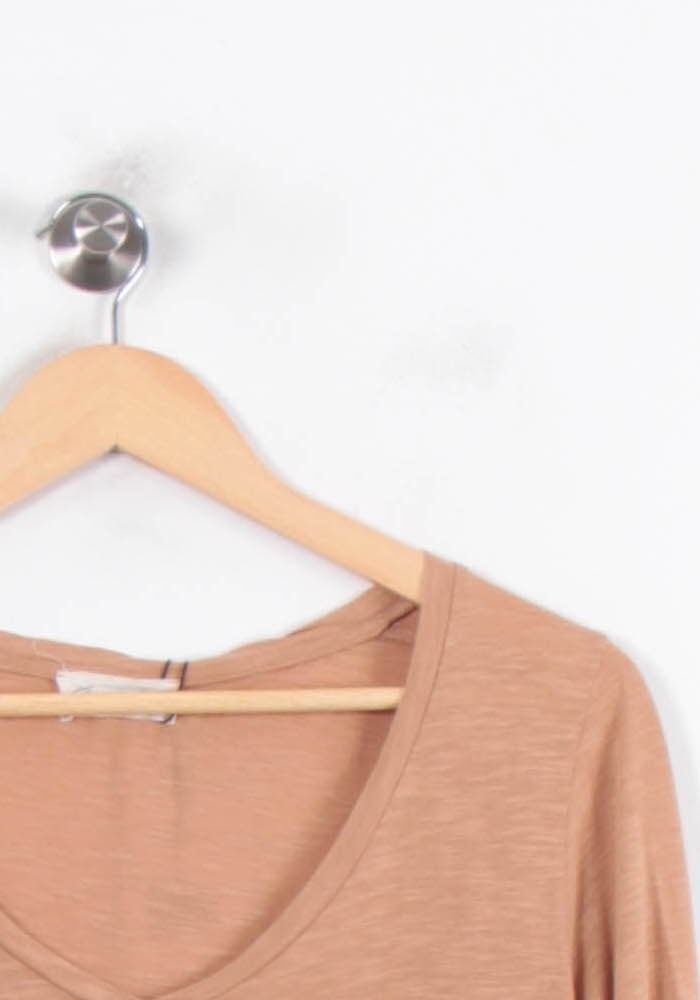 Tee-shirt Manches Longues Beige - Taille S/36