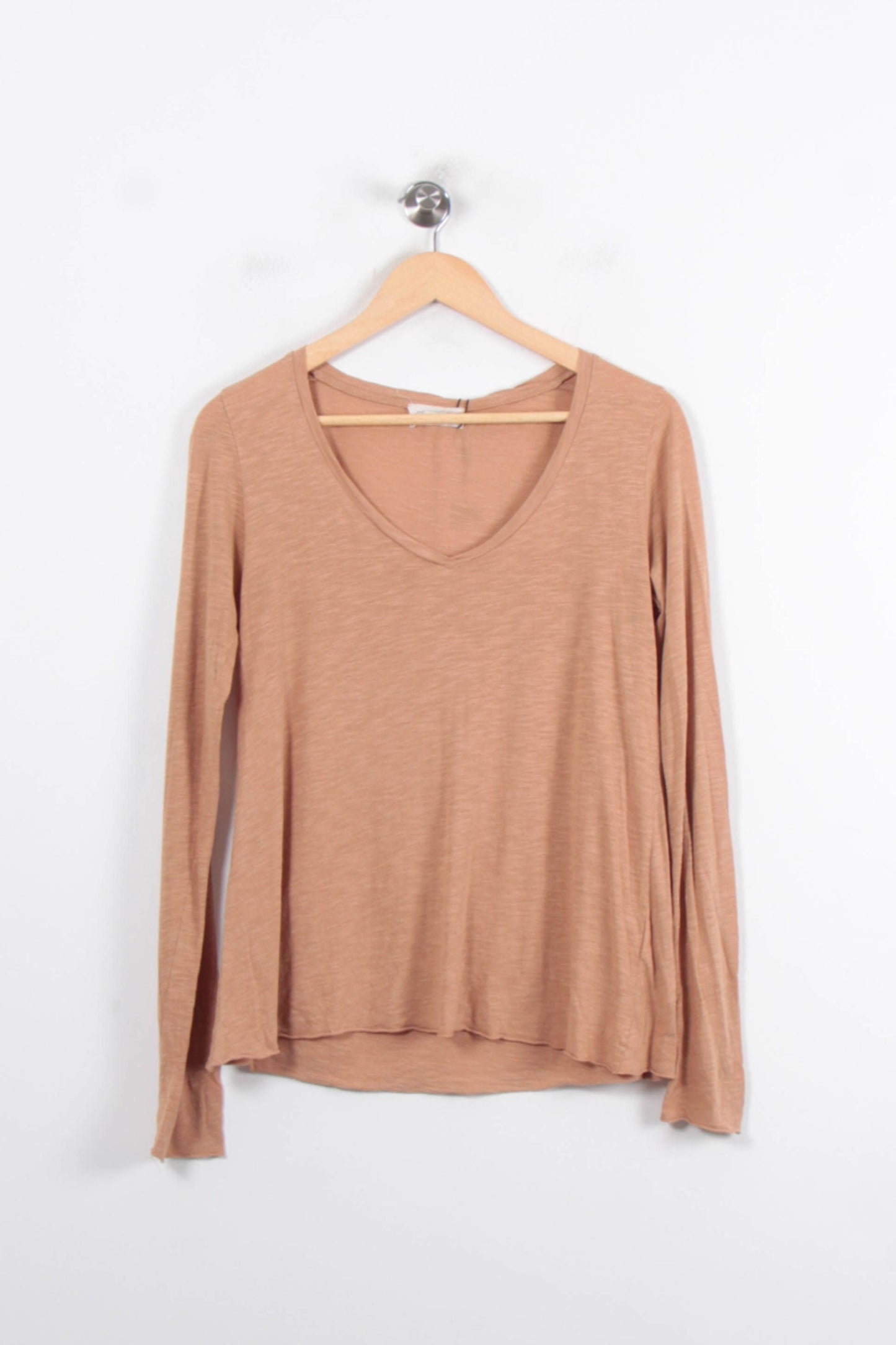 Tee-shirt Manches Longues Beige - Taille S/36