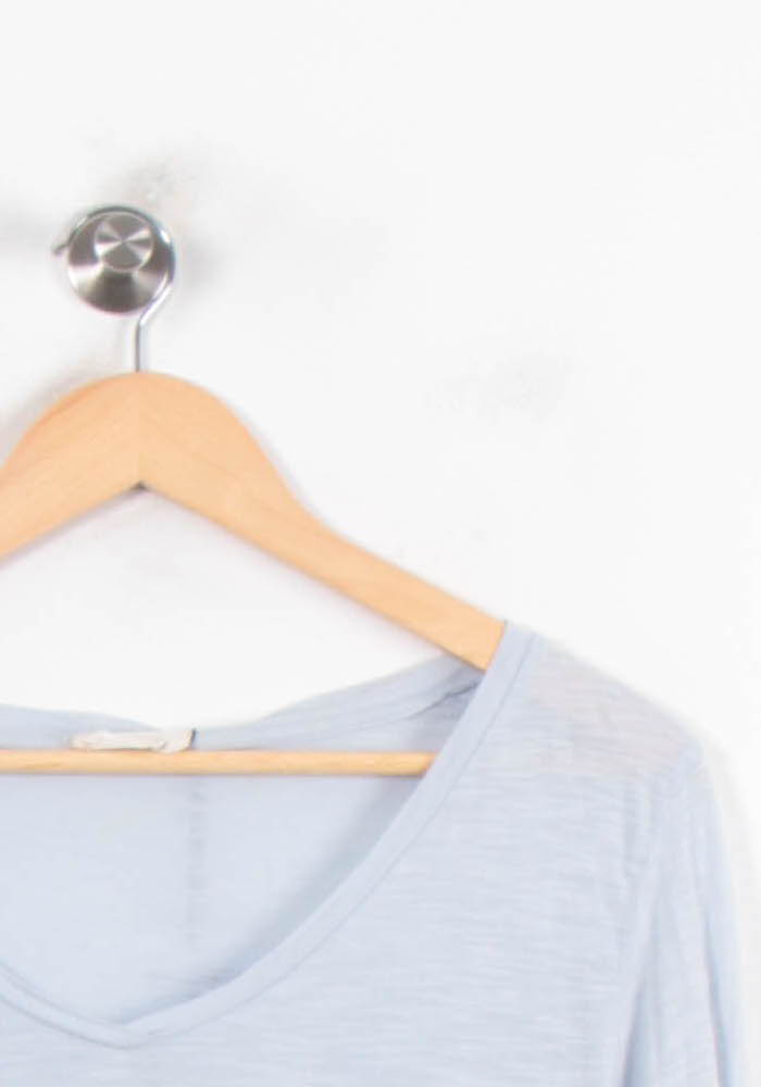 Tee-shirt Manches Longues Bleu - Taille S/36